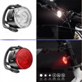 thumbnail image 2 of SUTENGDA 1 set USB Rechargeable Bike Light Set - Front Headlight and Back Taillight for Safe Night Cycling - Portable and Rotatable Bicycle Lighting Accessories, 2 of 7