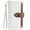 White, variant on Womens Wallets Large Capacity Credit Card Holder Rfid Wallet Women Zipper Pocket Leather Ladies Wristlet Clutch Wallet