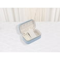 thumbnail image 6 of Unique Bargains Portable PU Leather Jewelry Box Mini Organizer Blue, 6 of 7
