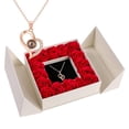thumbnail image 2 of Fiudx Rosa Eterna, Caja de Regalo con Flor Roja Preservada, Collar con Proyección En Forma de Corazón, Te Amo En 100 Idiomas, Sorpresa Romántica, Novia, Esposa, Abuela, Perfecto para San Valentín, 2 of 6