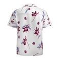thumbnail image 3 of High Quality Hawaiian Shirts for Men Short Sleeve Aloha Beach Shirt Floral Summer Casual Button Down Shirts Blouses 3BA5OI, 3 of 7