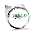 thumbnail image 1 of Boussole Outil de Navigation Anneau Réglable Fiançailles de Mariage d'Amour, 1 of 3