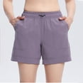 thumbnail image 1 of Puntoco Pantalones cortos de salón para mujer Pantalones cortos casuales de moda para mujer Pantalones cortos casuales sólidos para uso diario, 1 of 5