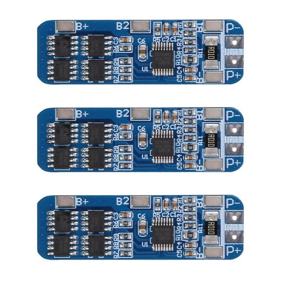 3X 3S 10A 12V Lithium Battery Charger Protection Board Module for 3Pcs 18650 Li-Ion Battery Cell 10.8V 11.1V 12.6V