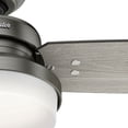 thumbnail image 5 of Hunter 60" Sentinel Brushed Slate Ceiling Fan with Light Kit and Remote, 5 of 9