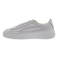 thumbnail image 4 of Puma Basket Platform Core Women's Shoes Puma White/Gold 364040-04, 4 of 6