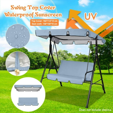 

Dpkshia Shade Cloth Folding Chair Replacement Outdoor Rain Ceiling Cover Cloth Courtyard Swing Cover Awning Patio Lawn & Garden Garden Tools Garden Decor Fall Decor Clearance Grey
