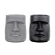 thumbnail image 1 of 2 Piezas de Resina Antigua de Pascua Cabeza Estatua de La Cara Ahu Moai Monolito Decoración para Jardín Int G mayimx Estatua de cabeza, 1 of 2