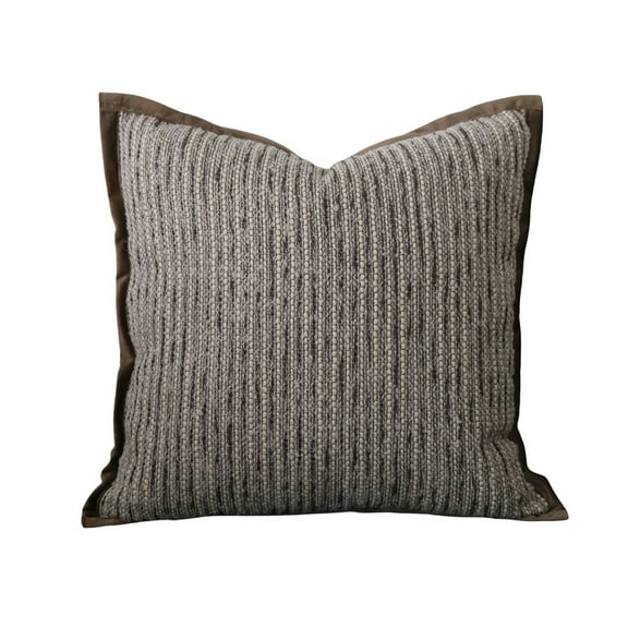 WSZZL Stylish Decorative Striped Plaid Pillow, Soft Fabric Cushion, Back Support, Living Room Sofa, Multi-Purpose Use, Cozy Home Decor, Comfortable Pillow