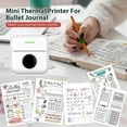 thumbnail image 4 of Mini Sticker Printer Maker Thermal Printer, Bluetooth Wireless Portable Phone Printer, Small Instant Pocket Printer, 4 of 5