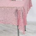 thumbnail image 3 of BalsaCircle 54" x 54" Square Sequined Tablecloth Wedding Party Catering Linens Pink, 3 of 7