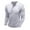 (Fashion 6)White, variant on Aimik Men's Slim Fit Henley Shirt Long Sleeve Button Neck T-Shirt with Contrast Stitching Detail Solid Color Casual Streetwear Top