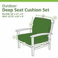 thumbnail image 5 of Mainstays 45" L x 22.75" W Black & White Lattice Rectangle Outdoor 2 Piece Deep Seat Cushion, 5 of 9