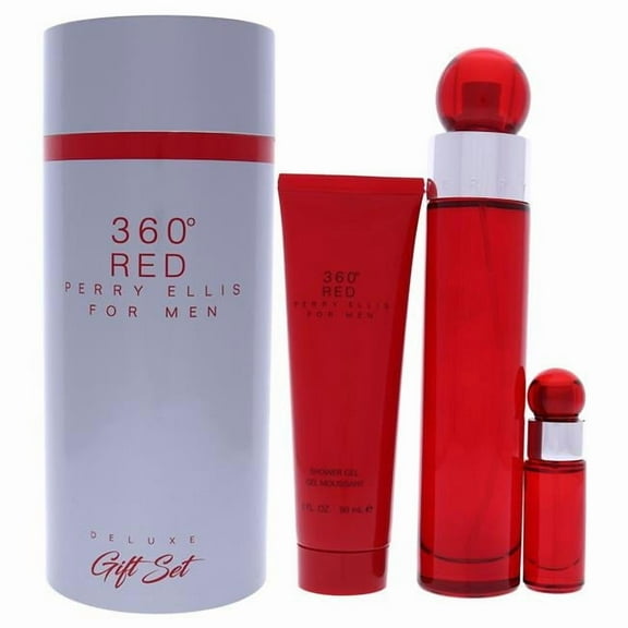 Perry Ellis  3 Piece 360 Red Gift Set for Men