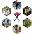 thumbnail image 5 of Tabouret Pliant Portable en Toile pour Randonnée, Camping, Pêche, Pique-Niques, Plage, Barbecue, Voyage, Marche, Jardin, 5 of 5