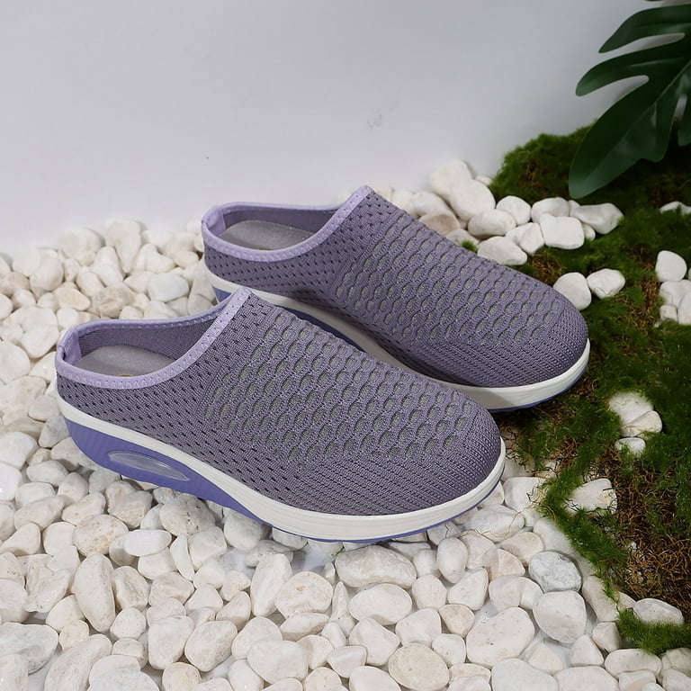 GHSOHS Womens Shoes Silver Shoes Large Size Footwear Casual Shoes