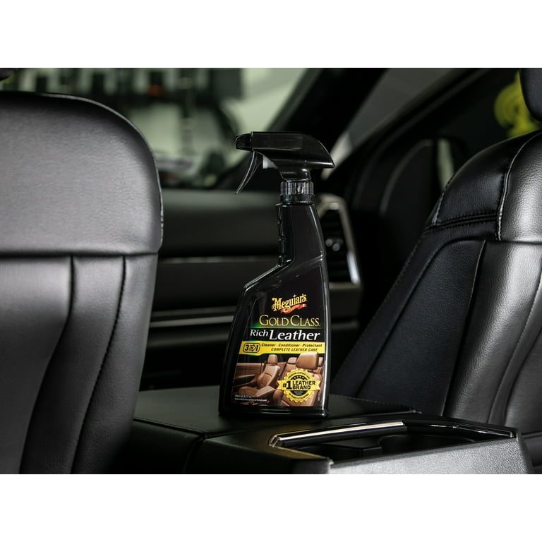 Meguiars G10900 Gold Class Leather Cleaner & Conditioner Wipes, 25-Ct.