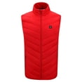 thumbnail image 5 of Men's Fleece Heated Vest, Lightweight insulated Electric Vest, 5 of 8