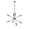 thumbnail image 2 of 29108-MB Millennium Lighting Potiss - 8 Light Chandelier-14.7 Inch Tall and 33 Inch Wide, 2 of 6