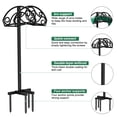 thumbnail image 5 of Garden Hose Holder, Heavy Duty Freestanding Hose Hanger Holds 150ft Hose, Outdoor Detachable Metal Water Hose Holder Stand Rack for Yard Lawn, 5 of 7