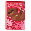 Chill Sloth Pop-Up Valentine's Day Card