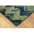 thumbnail image 2 of Liora Manne Tivoli Chevron Indoor Rug Blue 42"X66", 2 of 2