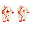 thumbnail image 4 of KVPLBQFD 5t Sweatsuit Baby Chinese Spring and Summer Long Sleeve Thin Bodysuit for Crawling Comfortable Suit 3-6 Month Long Sleeve Onesies Girl 6 Month Boy Clothes, 4 of 4