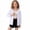 White, variant on Abtuhar Boys and Girls Fall Winter Hooded Casual Outerwear and Jackets Solid Thin Sun‑protection Zip‑up Coat