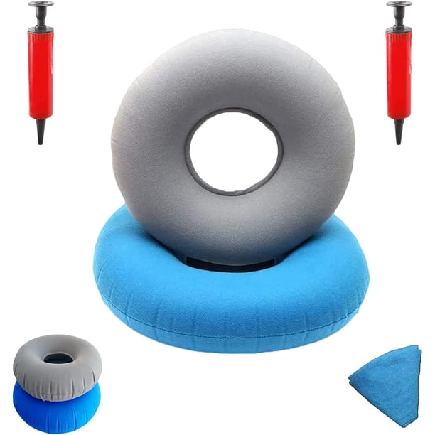 2 Piezas Anillo De Asiento Inflable Hemorroides, Cojín De Hemorroides Cojín De Anillo Inflable Cojín De Hemorroides Donut Cojín De Anillo De Asiento Inflable En El Coche De La Oficina En Casa JM MX-0135381FYD