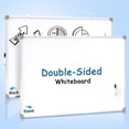 thumbnail image 4 of MaxGear Double-Sided Dry Erase Board, 36"x24" Aluminum Frame Hanging Whiteboard, Large White Board with a Black Dry Erase Marker, 4 of 9