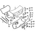 thumbnail image 2 of Interruptor de puerta TRASERA YONGSHENG TAPA de MALETERO 51247463161 para BMW F10 F11 F48 F25 F26 F15, 2 of 5