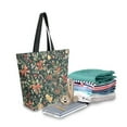 thumbnail image 2 of FORMRS Womens Canvas Tote Bag with Zipper Inner Pocket Shoulder Handbag, Christmas Bows, 2 of 7