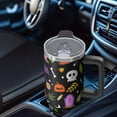 thumbnail image 5 of Halloween Wizard 40 Oz Tumbler with Handle and Straw, Spooky Gothic Cup, Holiday Gift for Girls, 5 of 5