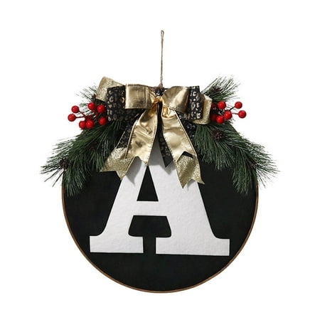 

WIQUOKETT Fall Decorations for Home Christmas Decorations English Letters Christmas Wreaths Wreaths Home Decoration Door Tag Pendants Fall Decor Indoor