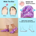 thumbnail image 4 of JOINFREE Women Adjustable Rubber Sole Furry Indoor Outdoor Slippers, 4 of 10