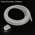 thumbnail image 2 of Unique Bargains Polyurethane Round Belts 8mm Dia 9.84ft(3 Meters) Length Rough Surface PU Urethane Belt for Drive Transmission, White, 2 of 4