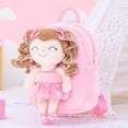 thumbnail image 4 of Gloveleya Toddler Kids Doll for Girls Soft Curly Hair Dolls Pocket Ballerina Series Light Pink Dress 9", 4 of 4