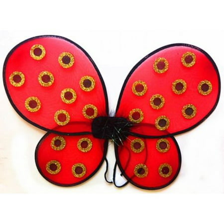 Fantasy Adult Red Lady Bug Womens and Kids Dress up Costume