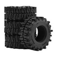 thumbnail image 2 of Runquan 4 Pieces Crawler Tires Parts 1/18 RC Car Tires for Remote Control Toys TRX4M, 2 of 8