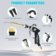 thumbnail image 5 of SLUMLOVE Car Cleaning Gun with Brush, High-Pressure Air Gun for Car Detailing, Dust Removal and Drying, Car Cleaning Tool Compatible with Air Compressor, 5 of 8