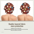thumbnail image 2 of Yiaed Coffee Cups Print Satin Bonnet Silk Bonnet Hair Bonnet for Sleeping Hair Bonnets, 2 of 6