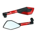 thumbnail image 1 of Motorcycle Rear View Mirrors Aluminum Alloy Pentagonal Side Mirrors Handlebar Mount Universal For Motobiker ATV, 1 of 9