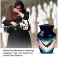 thumbnail image 4 of JAGASY Flying Eagle Urn for Ashes for Women - Small Birds Urn for Human Ashes Keepsake - Mountain Cremation Urns for Mother - Blue Funeral Urns for Mom & Dad - (3 Inch), 4 of 7