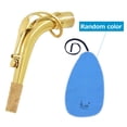 thumbnail image 1 of Music Alto Saxophone Sax Bend Neck Brass Material 24.5mm with Cleaning Cloth Saxophone Accessory, 1 of 7