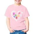 thumbnail image 4 of Girls Anti-Bullying T-Shirt | Positive Message Short Sleeve Graphic Tee for Kids | Cute Casual Summer Top | Soft & Comfortable Daily Wear for School, Play(Light Pink#03,5-6 Years), 4 of 4