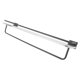 thumbnail image 2 of 50cm Shower Caddy Wall Mount Shelf with Towel Hanger Acrylic Base Aluminum Rod Large Capacity Shower Organizer for Bathroom Grey, 2 of 5