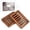 Dark Brown, variant on BABONIE Soap Dish with Drain, Bamboo Soap Dish for Shower & Sink, Brown, 2 Pack