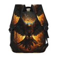 thumbnail image 3 of Haiem Cool Black Eagle Printed School Backpack,Casual Travel Lightweight Backpack,Durable Comfortable Multifunctional Backpack,Laptop Backpack, 3 of 5