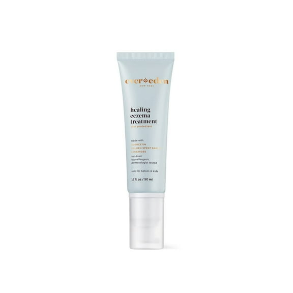 Evereden Healing Eczema Treatment, 1.7 fl oz | Safe & Efficient Eczema Cream | Gentle & Fragrance Free Eczema Cream for Babies, Kids, and Adults