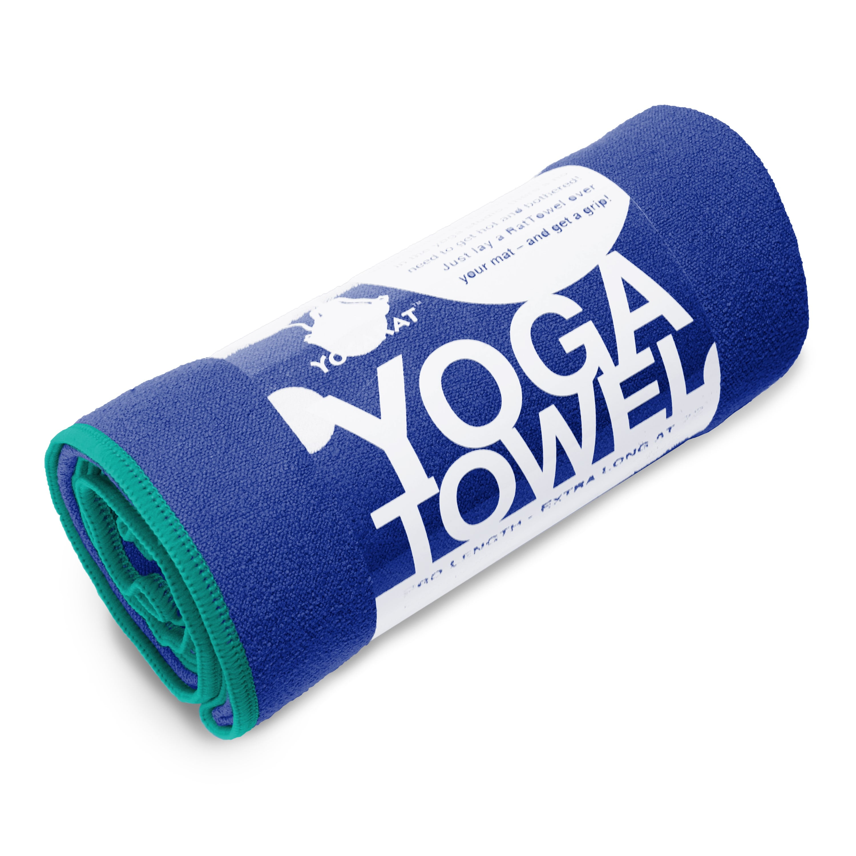 YogaRat Yoga Towel in matlength 24"x68"